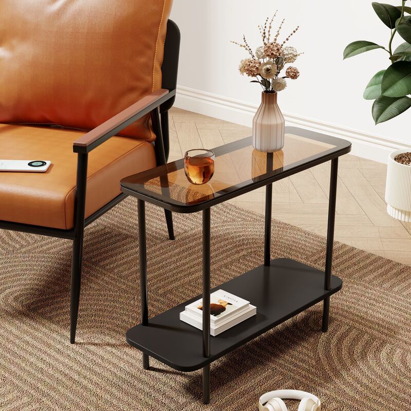 Ultra-Narrow Household Small Table, Simple Sofa Side Table, Extremely Narrow Bedroom Bedside Table, Light Luxury Corner Table, Storage Rack Ultra-Narrow Household Small Table, Simple Sofa Side Table, Extremely Narrow Bedroom Bedside Table, Light Luxury Corner Table, Storage Rack