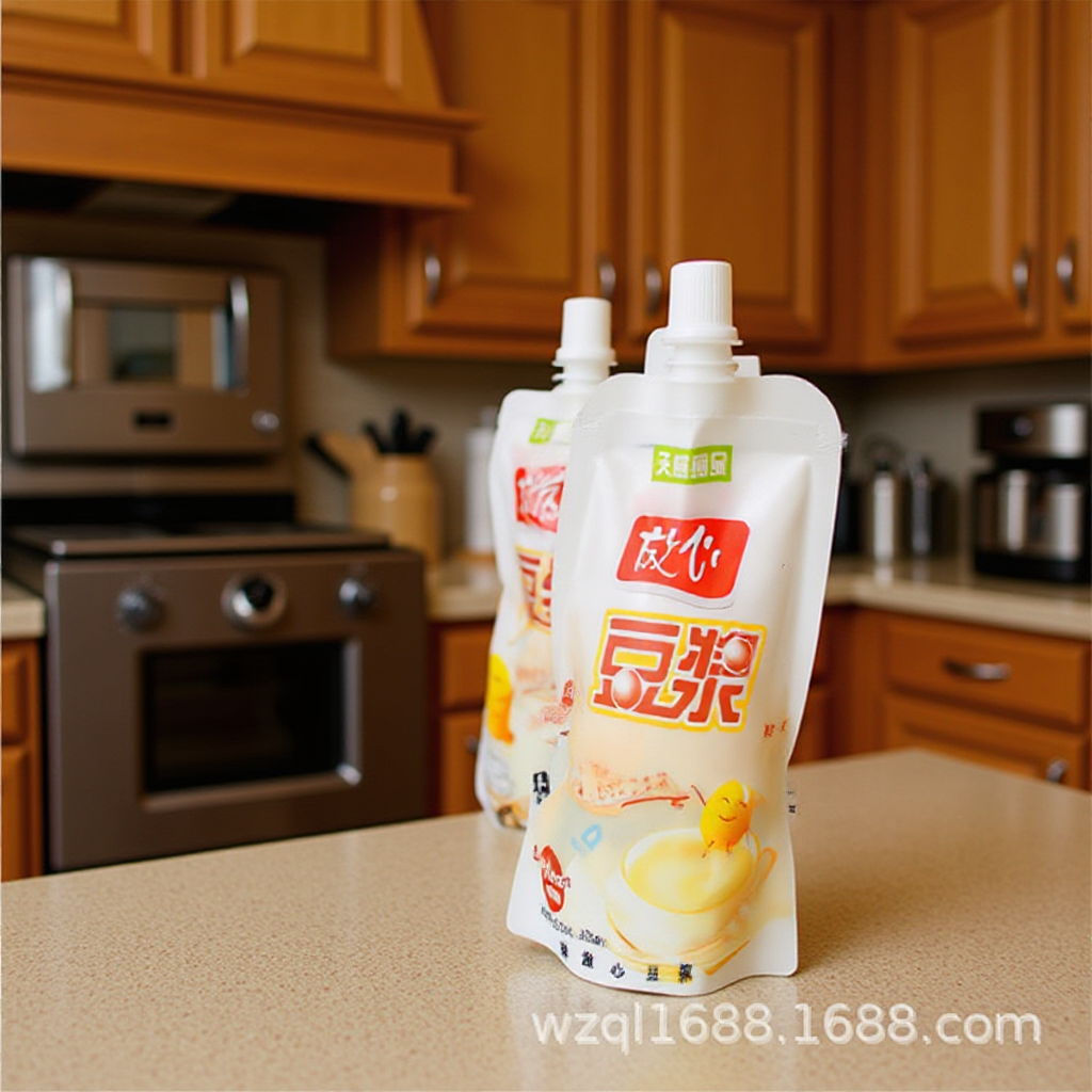 供应自立袋乳酸菌全自动灌装旋盖机 吸嘴袋果汁饮料灌装封口机