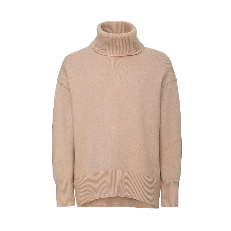 Cross-border Solid Color Turtleneck Sweater 2026 European And American Autumn/winter Knitwear Ins Pullover For_voghion.com