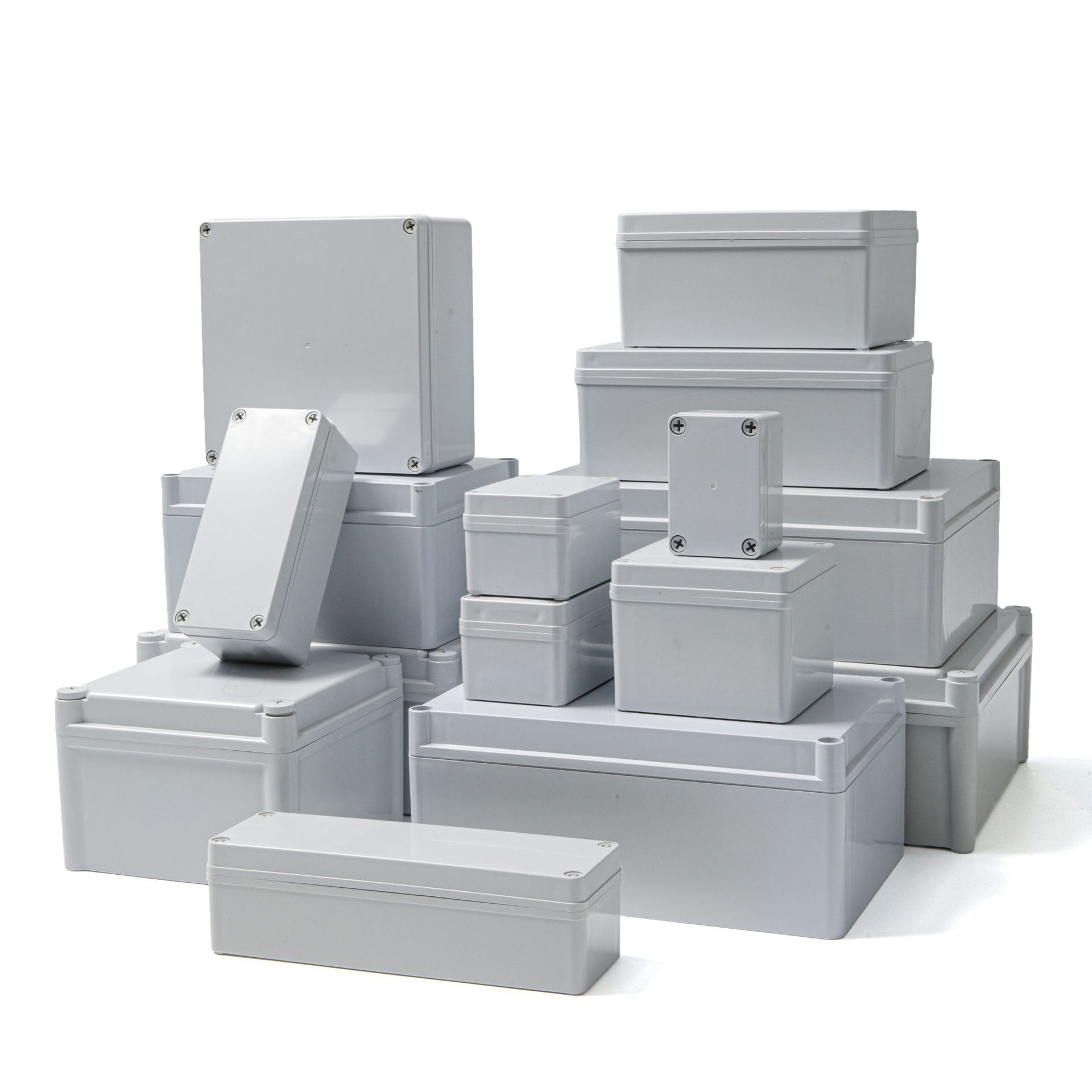 47号：125*180*238 塑料密封盒 欧式防水盒 室外电源过线盒