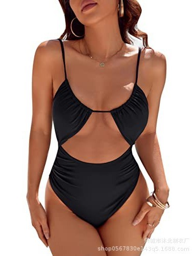Nuevo traje de baño de una pieza estilo europeo y americano para mujer, sexy y con control de abdomen, de Amazon 2026