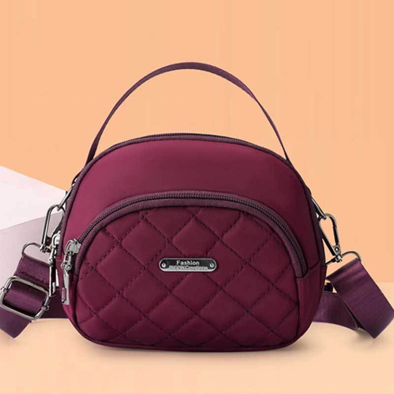 링지 크로스 바디 백 여성용 휴대용 미니 코인 지갑 솔리드 컬러 숄더 백 어머니 생일 선물 실용적인 쉘 백