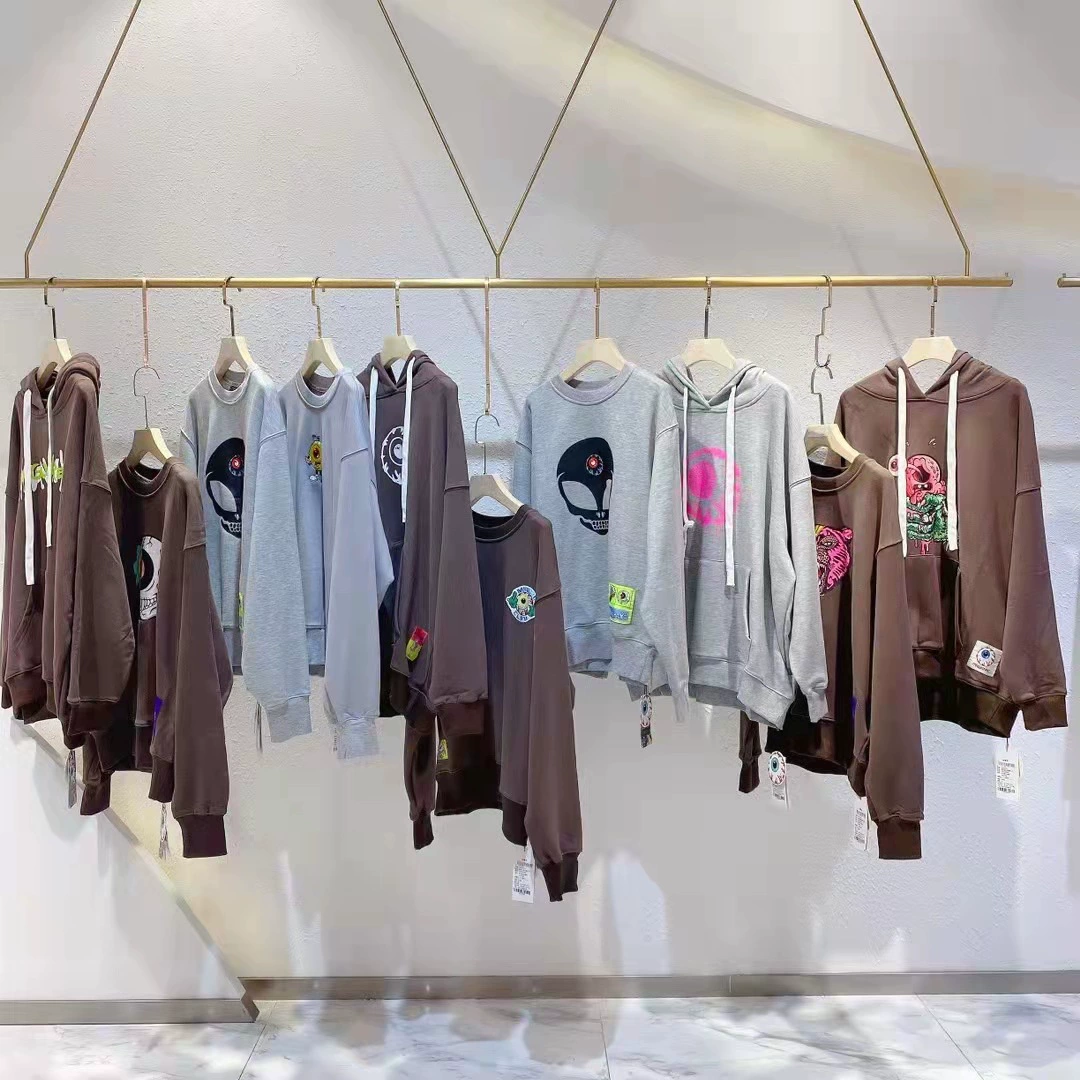 Толстовка Shenzhen brand big 25 eyeball, новая, трендовая, с высококачественной отделкой, в европейском и американском стиле, прямые поставки с физического магазина для прямых трансляций