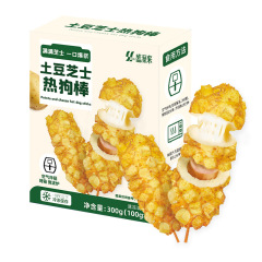盛源来ジャガイモチーズホットドッグ棒伸線爆糊軽食半製品加熱インスタント食品韓国韓国式