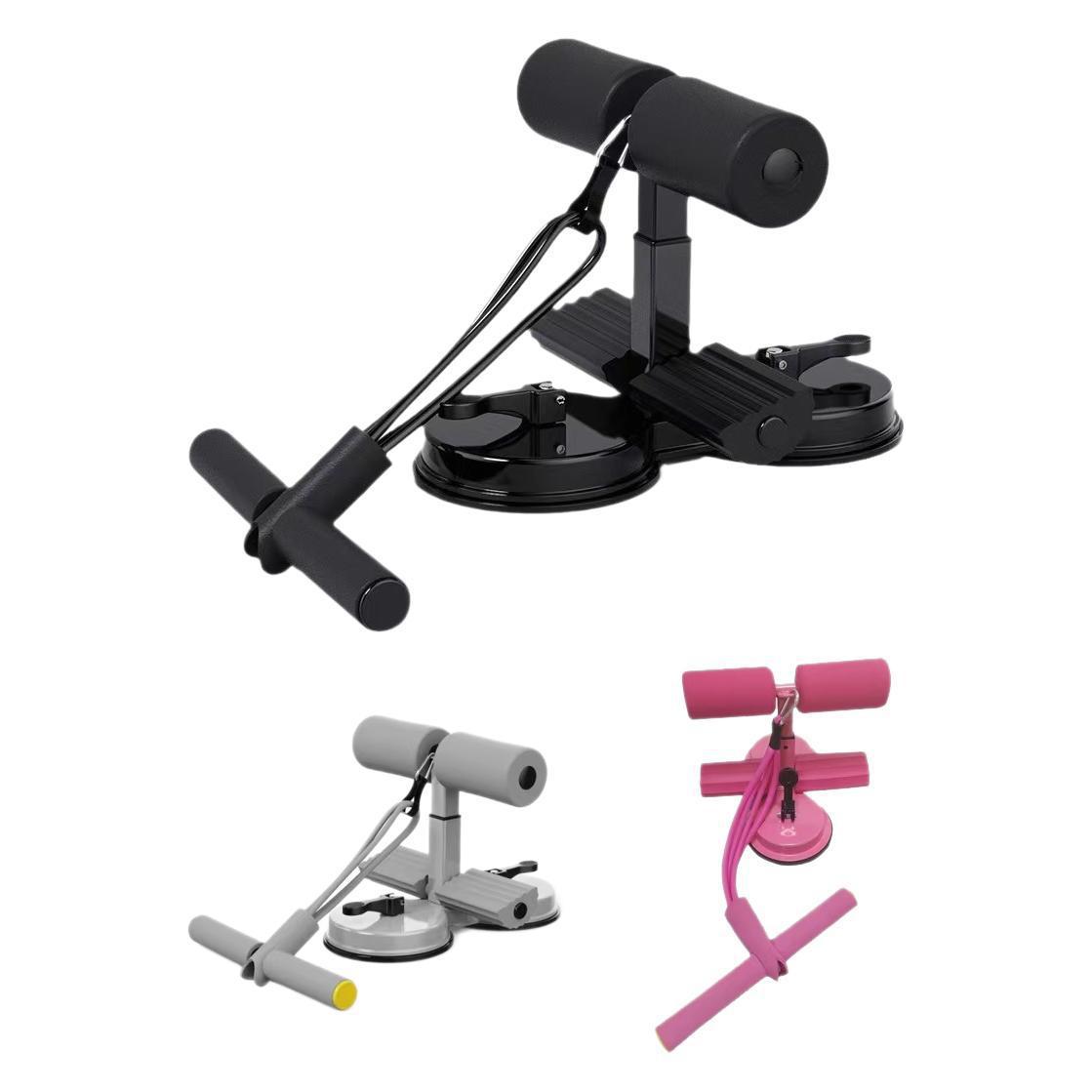 Sit-up assistant double suction disc with pull rope fixed stabilizer mid-test abdominal artifact fitness equipment home