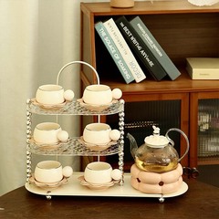 新築祝いの陶器製カップと水差しセット、高級感のある結婚祝い、中秋節のお客様への贈り物