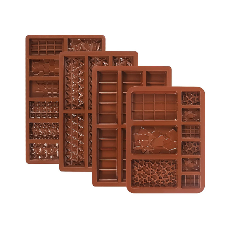 Dubai chocolate molde de silicona para hacer alimentos complementarios barra de nueces barra de energía de caramelo herramienta para hornear herramienta abrasiva