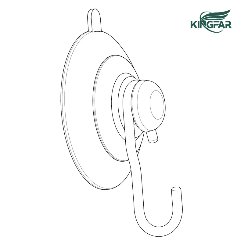 Cross-border supply suction cup diameter 22-70MM suction cup hook pvc transparent suction cup hook bird feeder suction cup hook