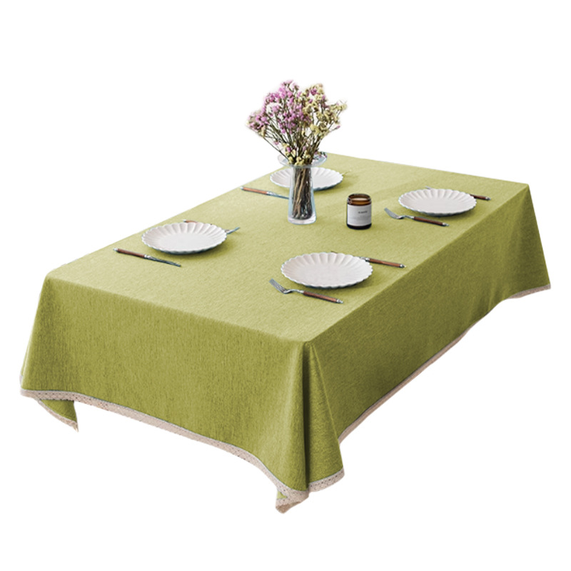 Teal de mesa de viento moderno simple algodón lino de alta calidad comedor impermeable a prueba de aceite lavable mesa de té teal de mesa