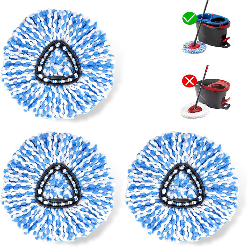Suitable for O-Cedar Easywring Rinseclean Rotating Mop Replacement Head Accessories Suitable for O-Cedar Easywring Rinseclean Rotating Mop Replacement Head Accessories