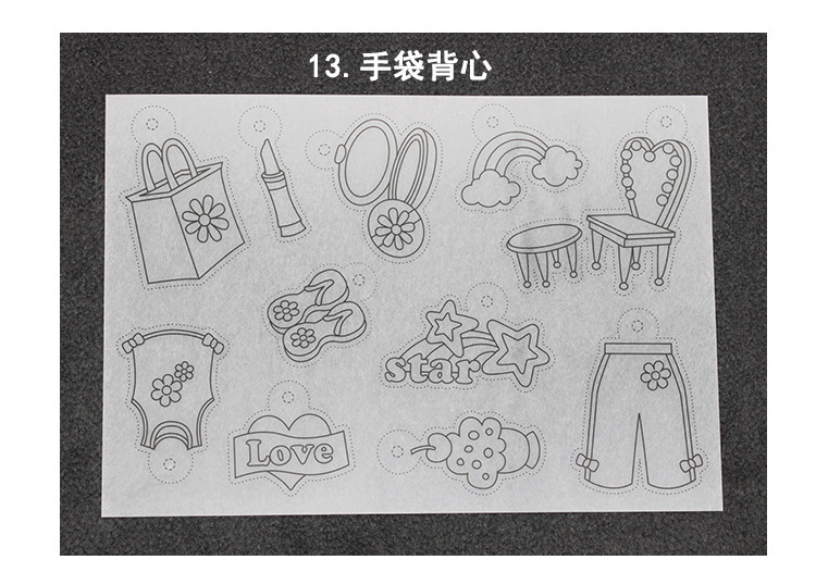 充填熱収縮シートshrinky dinks手作りDIY部品収縮シートスライス熱収縮シートクロスボーダー|undefined