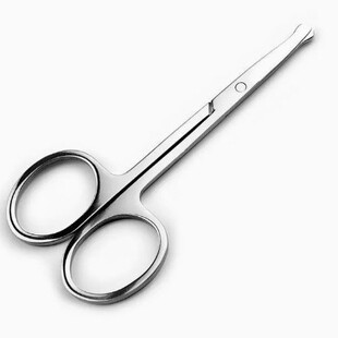 Eyebrow scissors household beauty tools small scissors A scissors nose hair scissors elbow pointed beak eyebrow trimming scissors stainless steel scissors