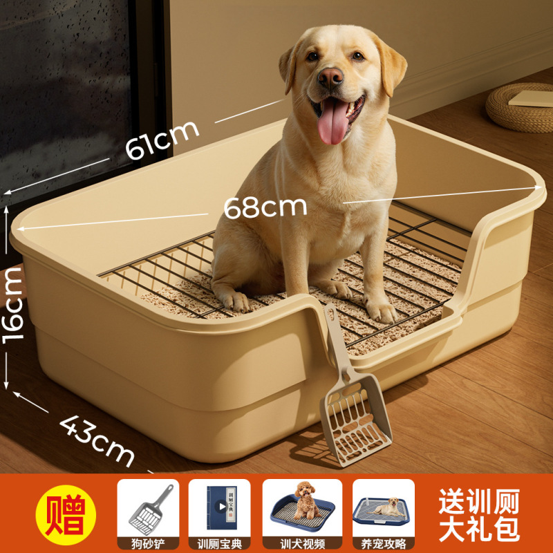 犬トイレの特大サイズの防外はね高フェンス犬尿盆の正口小型犬タブレットペット用品メーカー代発|undefined