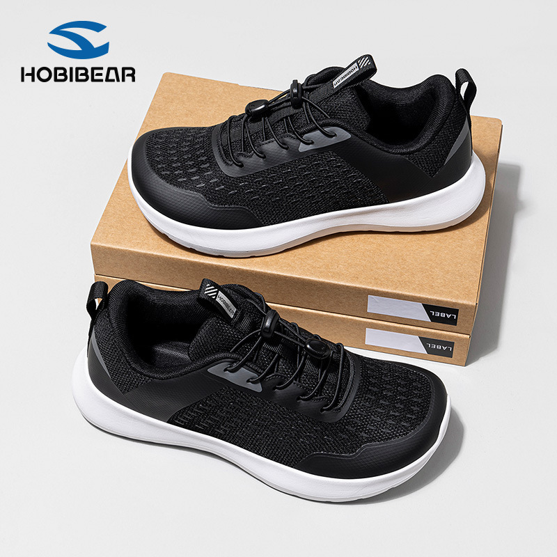 Hobibear Wide Head Shoes Spring Autumn Men's Shoes Barefoot Shoes Outdoor Casual Shoes Flat Shoes Daily Running Sports Shoes