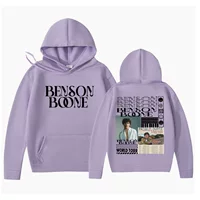 Новая экспортная толстовка с капюшоном через границу Harajuku Fun Benson Boone, мужской и женский пуловер с длинными рукавами, оптовая продажа