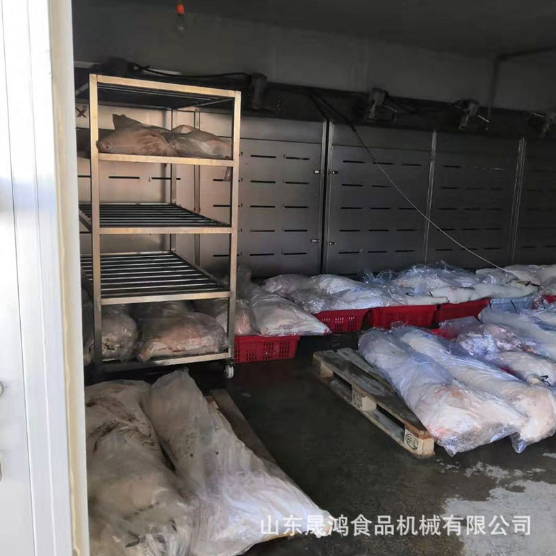 肉类解冻机 晟鸿牌低温高湿解冻机 冻鱼盘冻肉解冻库