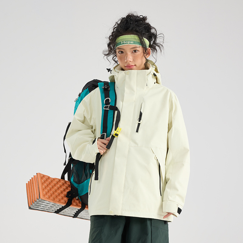 啄木鸟冲锋衣女2025新款秋冬三合一户外巨好看情侣早秋山系夹克男|undefined