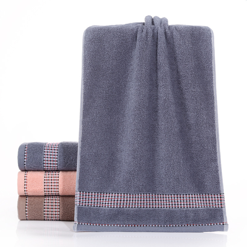 Soft Absorbent Face Towel Plain Colour Comfortable Daily Use_voghion.com