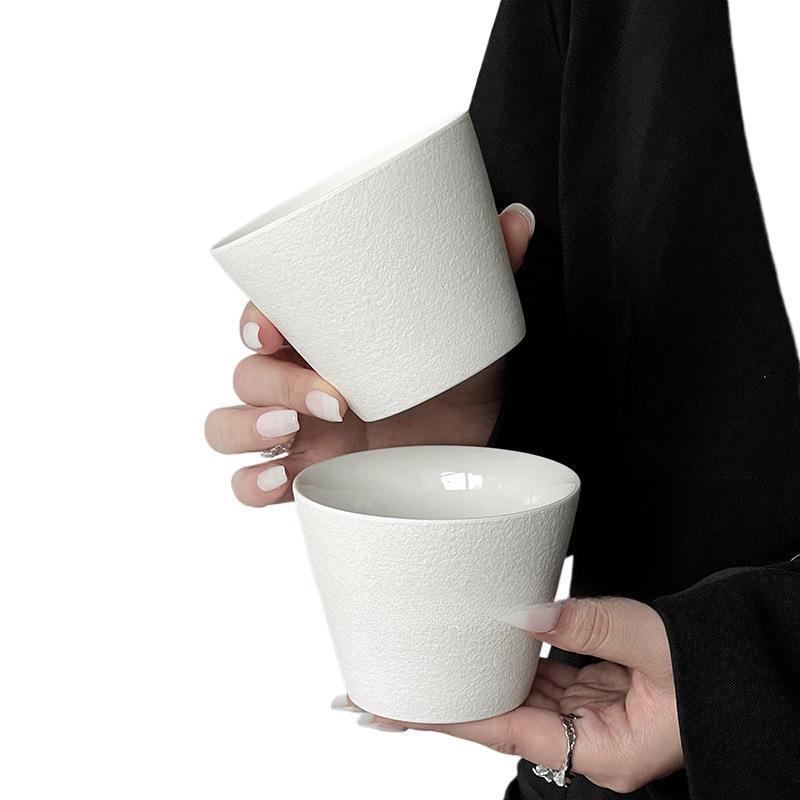 日式极简陶瓷咖啡杯手握杯猪口杯复古拉花杯主人杯澳白杯>咖啡具>|undefined