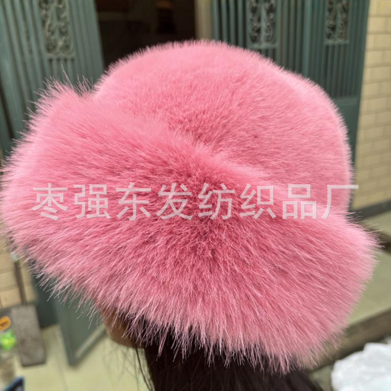 Sombrero grande de Mongolia, sombrero de felpa, mujer, engrosado, cálido, moda, colocación diaria, a prueba de viento y frío, adulto