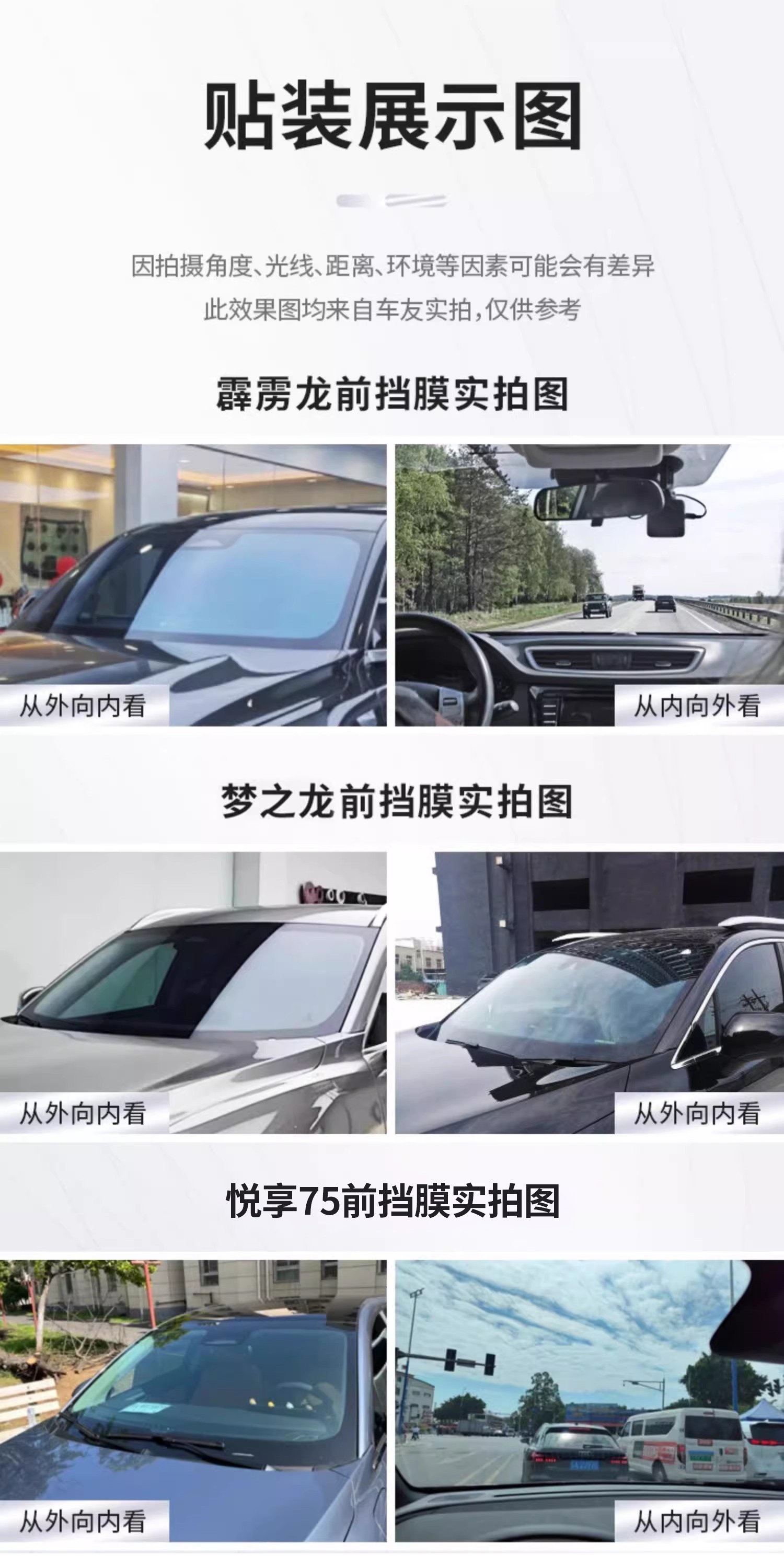 Llumar Car Window Film Sun Protection Heat Insulation Explosion-Proof Front Windshield Side Rear Driver's Privacy Film Single Area