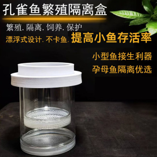 Peacock breeding box fish tank isolation box small fish young fish mother fish delivery room fish fry suspension floating incubation box tank