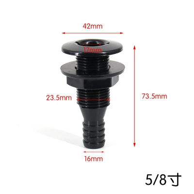Quick Connector for Yacht | Avtomobil ehtiyat hissələri - 5-8inch-black-water-outlet