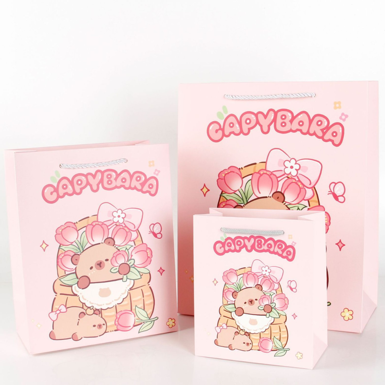 C-3中号M小狗礼品袋结婚伴手礼生日礼物袋服装化妆品手提袋卡通