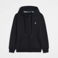 Zipper black white label