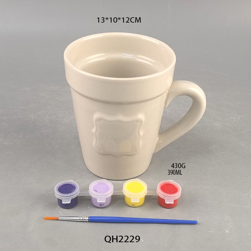 Cerámica DIY33D Taza con forma de dinosaurio Taza ins linda y de alto valor con pintura para pintar y beber agua