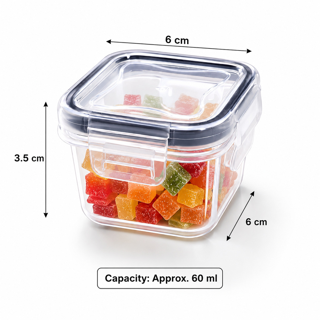 Caja cuadrada 60ml