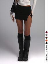 I 65456 Sexy Black Slit Pencil Skirt ��ɫ�������ȹ