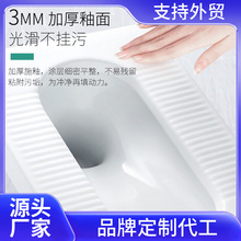 批发带存水弯蹲厕水箱工装家用河南陶瓷蹲便器厂家蹲便工广东潮州