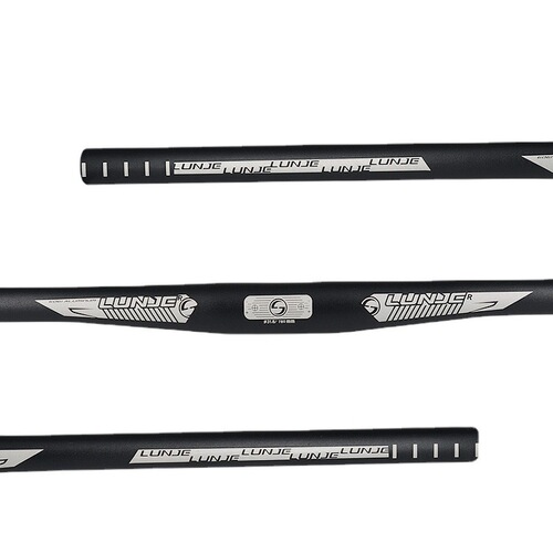 LUNJE Mountain Bike Handlebar, Straight Bar Bicycle Handlebar Cross 31.8mm Diameter Aluminum Alloy Handlebar Bike Accessories
