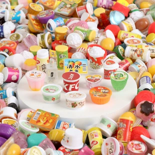 Миниатюрные продукты и напитки из смолы для DIY мелкие фигурки