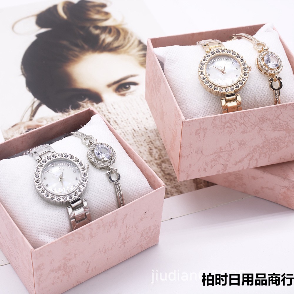 wristwatch set低价女士手表手链女表学生腕表套装watches women