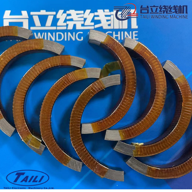 台立飞叉绕线机 半圆互感器包带机 钳形表铁芯包胶带机