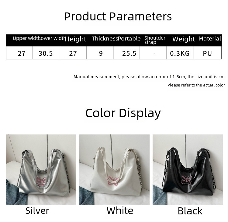 Casual Soft Face Large Capacity Women's Backpack 2023 New Arrival Backpack Fashionable Embroidered Butterfly Multi-purpose Shoulder Bucket Bag_voghion.com