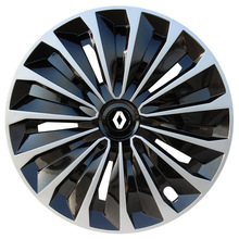 适用于14寸雷诺E诺电动新能源车改装电镀轮毂盖e诺轮胎保护罩帽壳