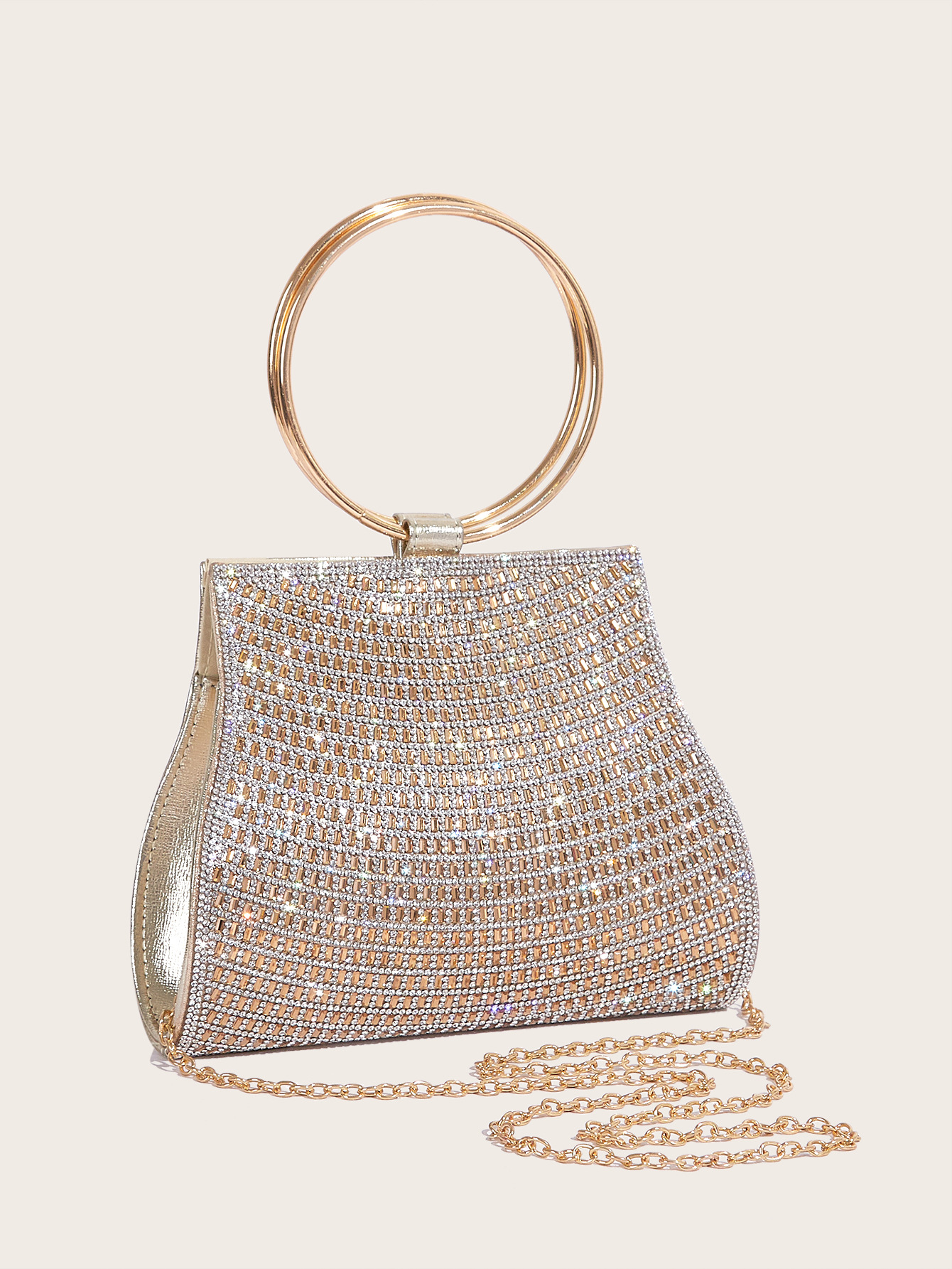 Pu Leather Solid Color Shell Evening Bags display picture 3