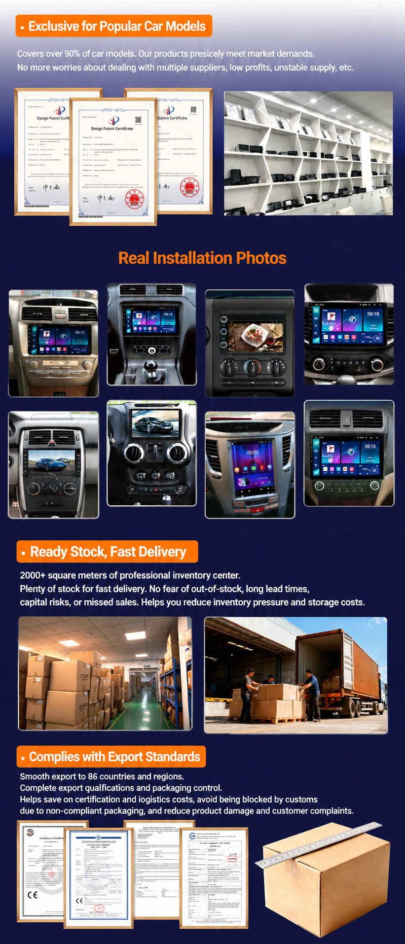 CarPlay Car Navigation GPS Stereo for Honda Civic 2016-21dvd