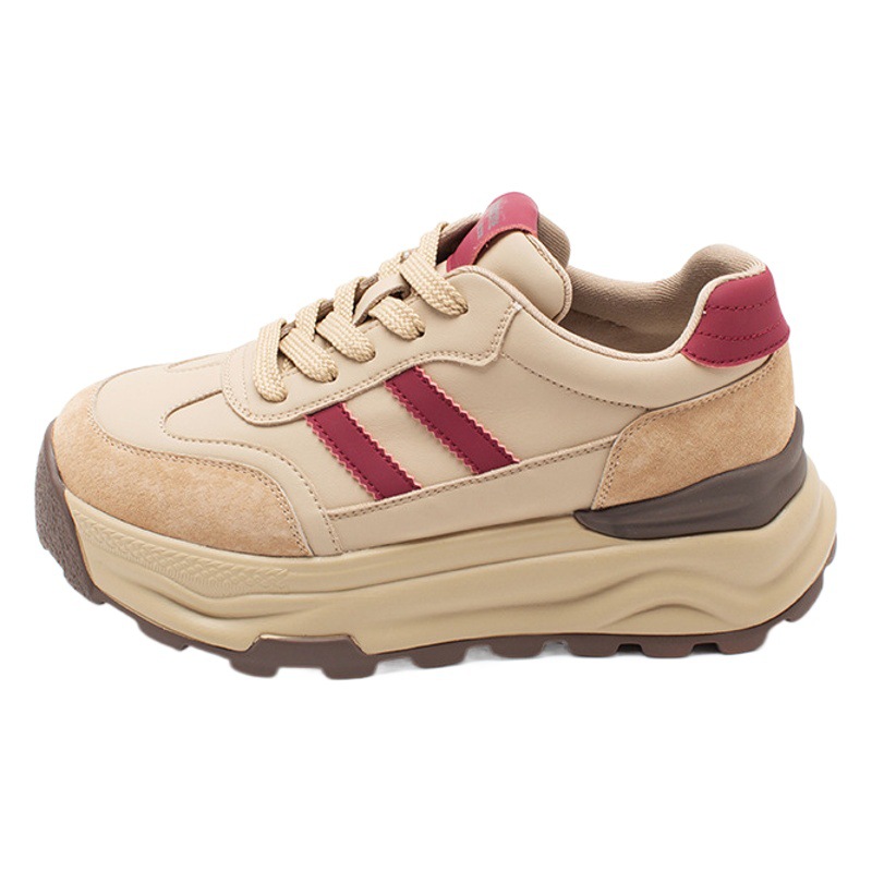 August Lion Deng Hong Kong viento papá zapatos mujer verano 2025 nuevos zapatos de entrenamiento alemán retro de suela gruesa zapatos Maillard Aggan