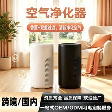 跨境亚马逊桌面空气净化器家用除烟尘雾霾甲醛异味宠物吸毛净化机