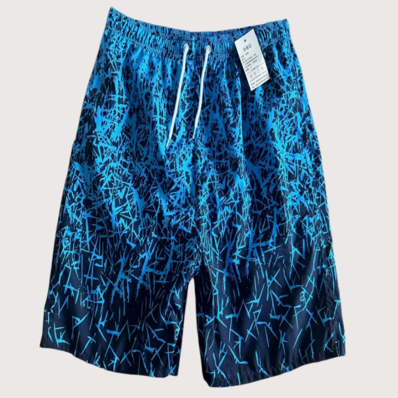 Быстросохнущие брюки Hainan Travel, большие брюки, шорты с принтом, мужские летние тонкие пляжные брюки в европейском и американском стиле, мужская верхняя одежда