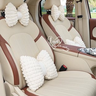 Car Headrest Neck Pillow Summer Breathable Car Neck Pillow Pillow Fashion Goddess Car Interior Supplies