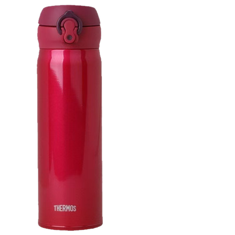 マジシャン ステンレス製魔法瓶カップ シンプル 軽量 バウンス蓋 ポータブル ストレート ウォーターカップ 350ml-500ml|undefined