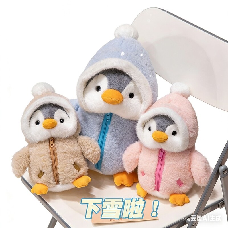 Dress-up Penguin Doll Plush Toy Soothing Doll Wholesale Animal Doll Pillow Aquarium Gift Wholesale Dress-up Penguin Doll Plush Toy Soothing Doll Wholesale Animal Doll Pillow Aquarium Gift Wholesale