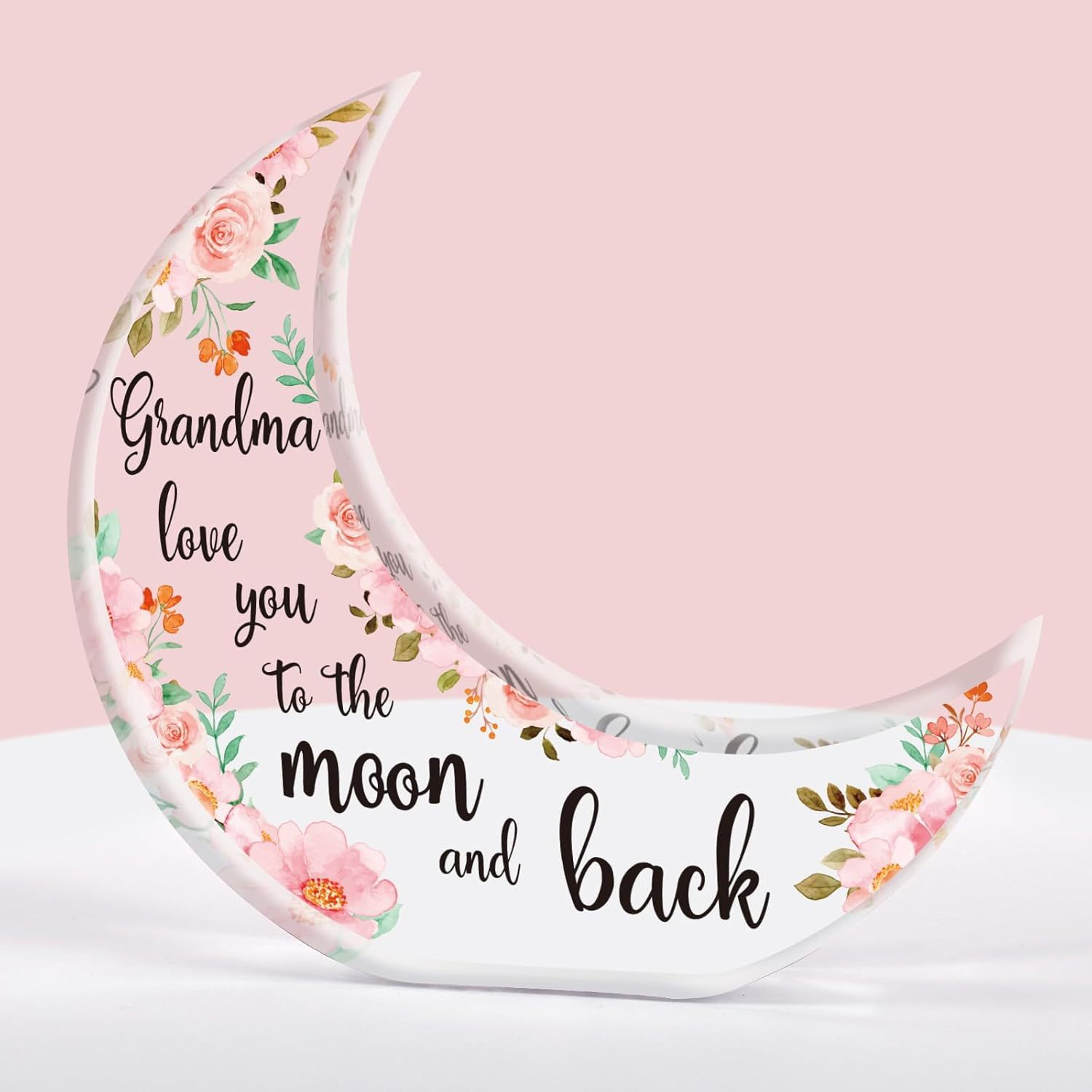 跨境月亮款钥匙款透明亚克力送亲朋好友家居办公桌面摆件装饰品