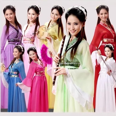 Hanfu Female Adult Costentation Daily Improved Fairy Clothing Fairy Style Elegant Imperial Concubine Chinese Style Super Fairy Guzheng Performance Clothing