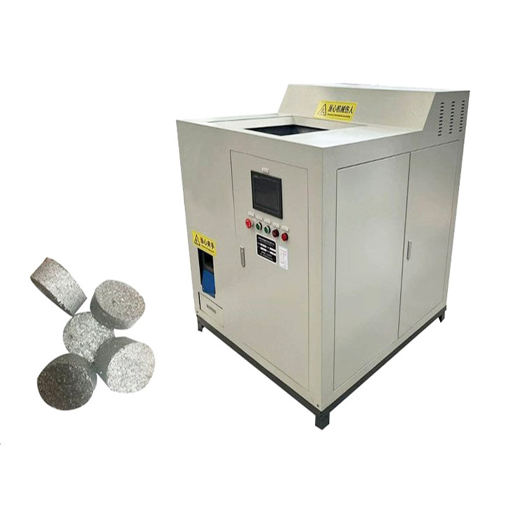 Máquina automática de tortas de virutas de metal de escoria de hierro, prensa de tortas de virutas de aluminio, prensa de tortas de espuma de hierro, prensa de briquetas de pasadores de chatarra